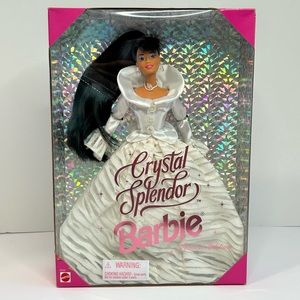 🆕 1995 Crystal Splendor Special Edition Black Barbie Doll